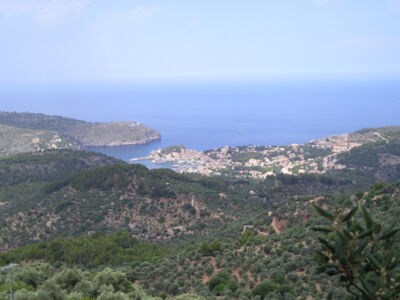 Blick auf Puerto de Sóller